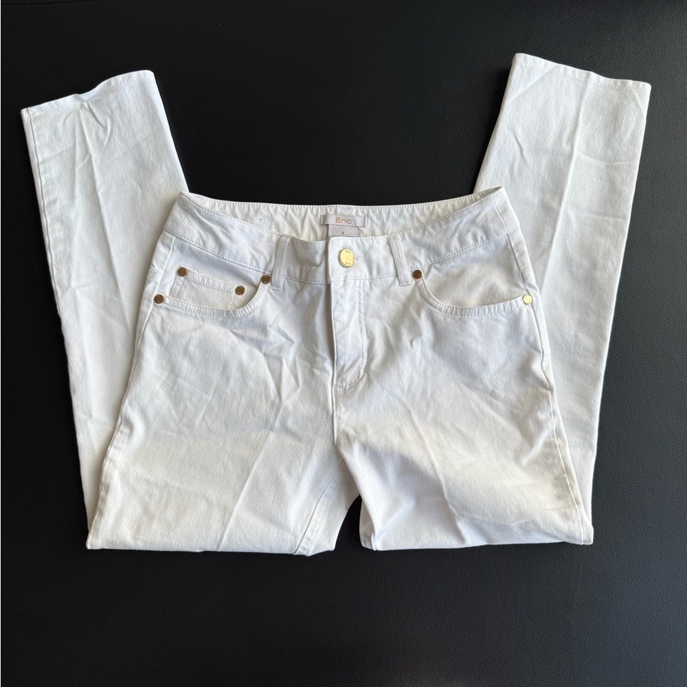 Eric Women's White Stretch Jeans Size 4